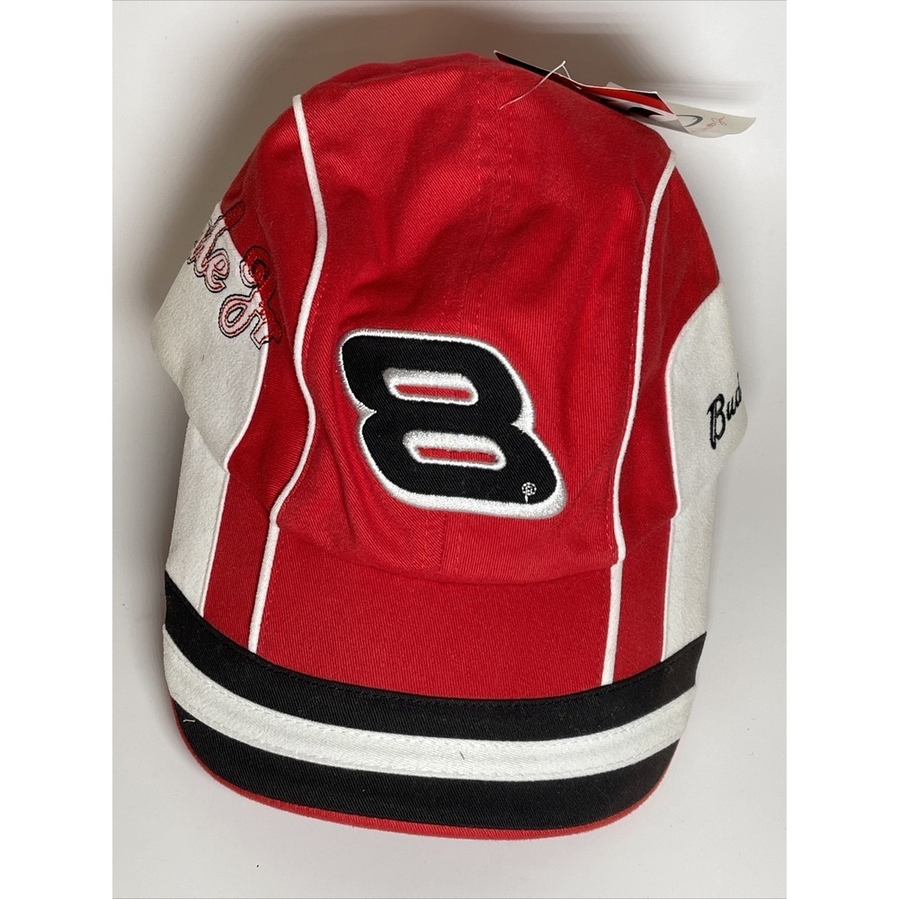 Chase Authentics Dale Earnhardt Jr 8 Budweiser NASCAR Hat Womens Red 2007 NWT
